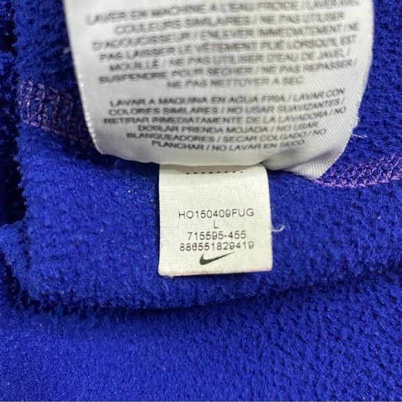 Nike Sweatshirt Womens L Therma-Fit Cowl Neck Hoodie Pullover Thumb Holes‎ - Picture 9 of 9